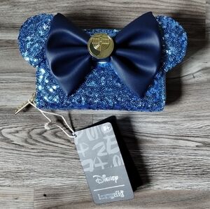 Loungefly Disney Minnie Mouse Hanukkah Menorah Zip Around Wallet